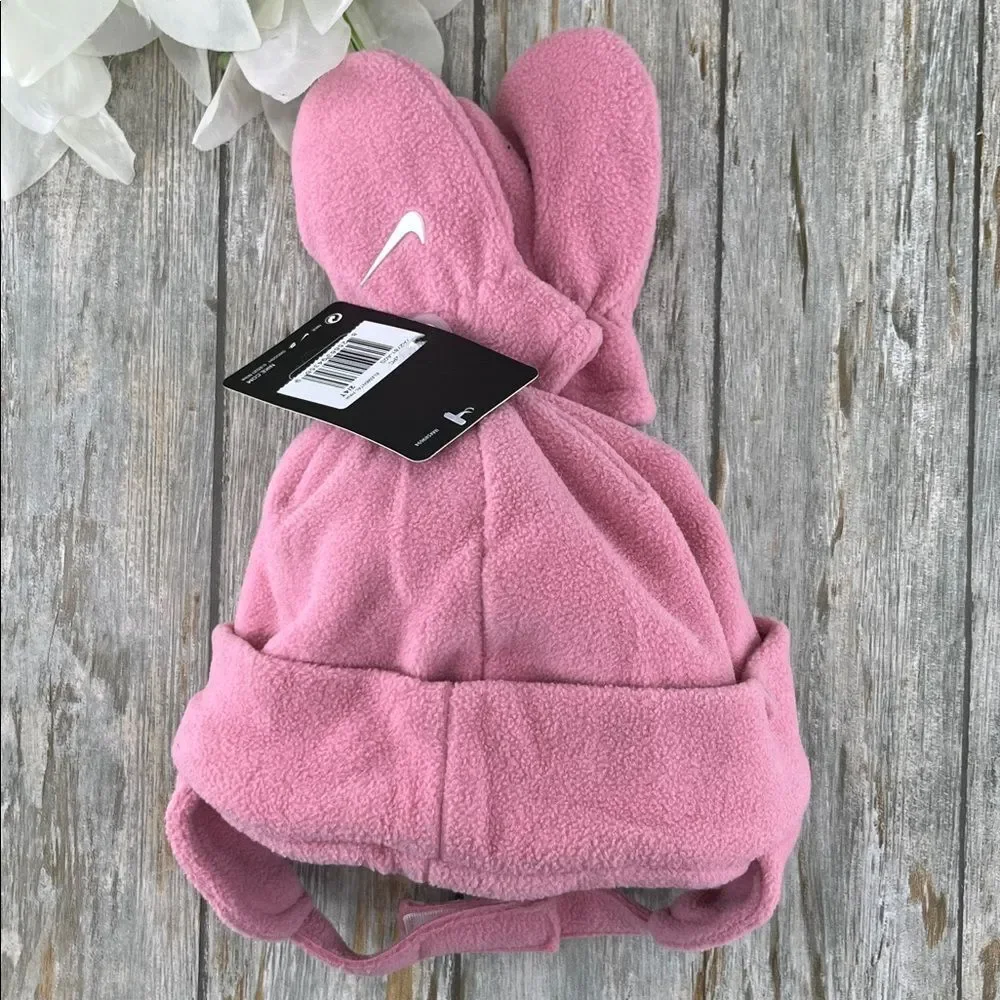 Toddler Nike Fleece Trapper Hat & Mittens